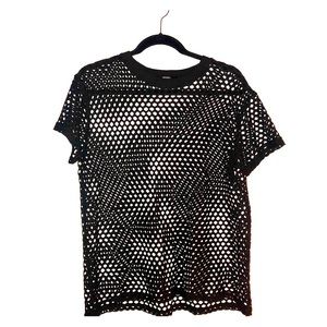 Black Fishnet Top